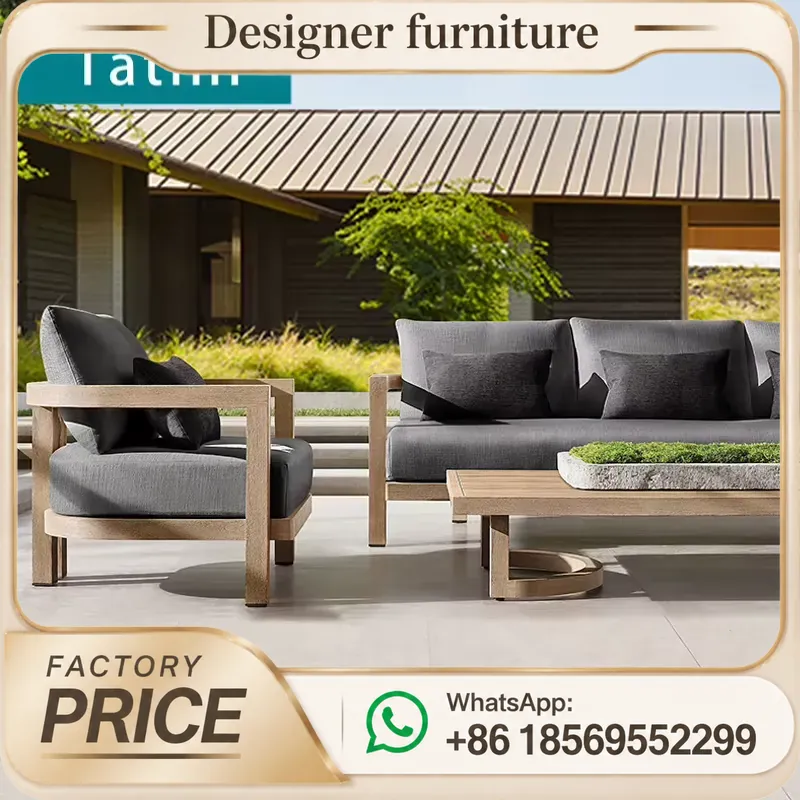 Outdoor Furniture Teak - Set Sofa Kayu Jati Tahan Air