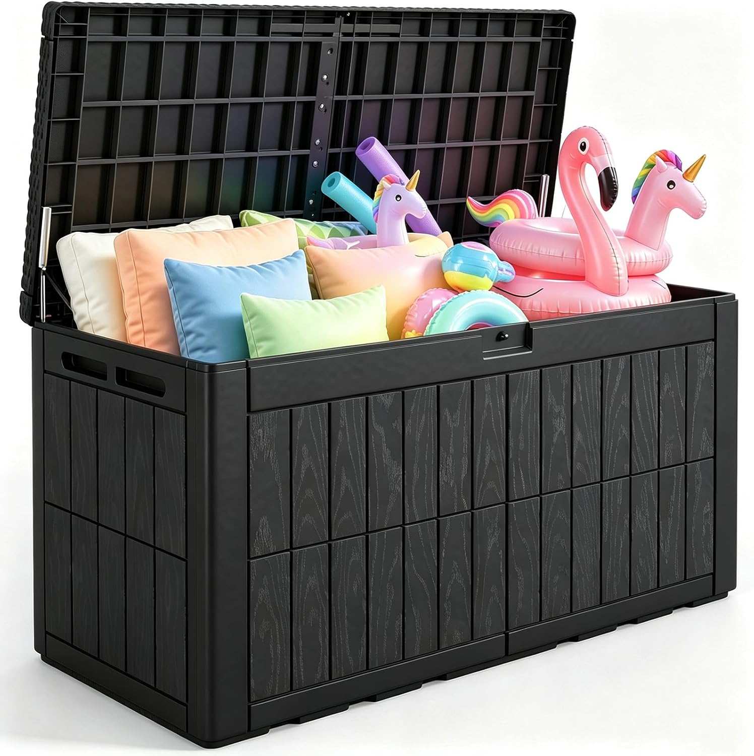 Outdoor Furniture Resin - Kotak Penyimpanan Luar Ruangan Besar 120