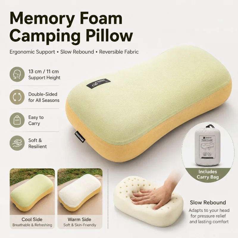 Outdoor Furniture Pillows - Bantal Portabel Ultralight Busa Memori untuk