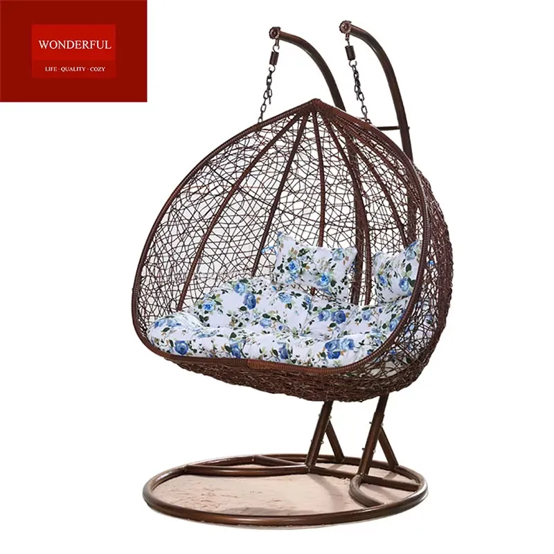 Hanging Egg Chair - Kursi Gantung Rotan Ruang Tamu Paling