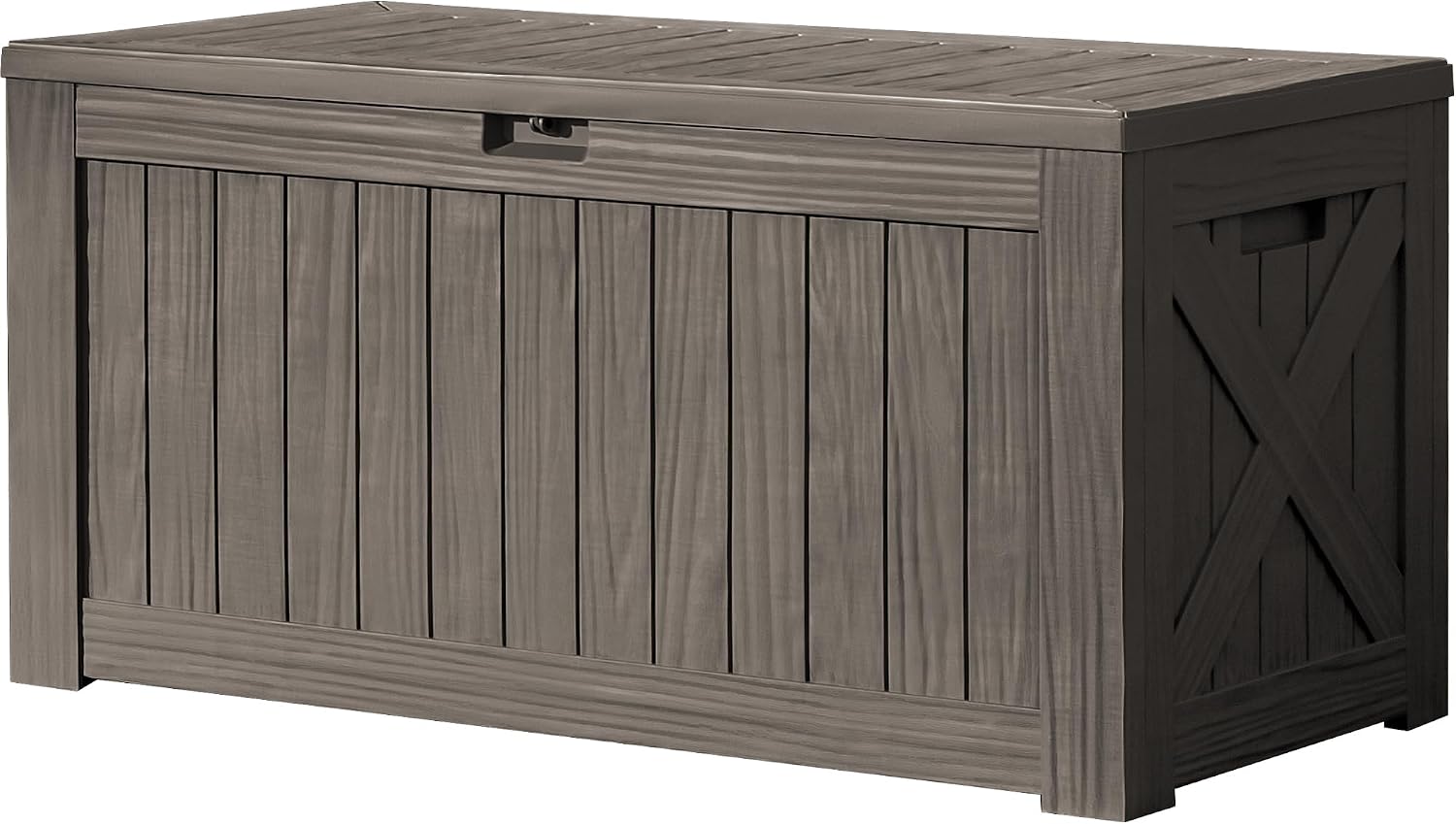Outdoor Furniture Resin - Kotak Penyimpanan Luar Ruangan Berkapasitas 120