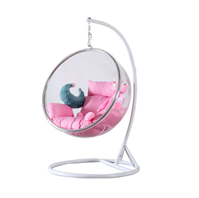Hanging Egg Chair - Kursi Gantung Telur Akrilik Bulat Transparan