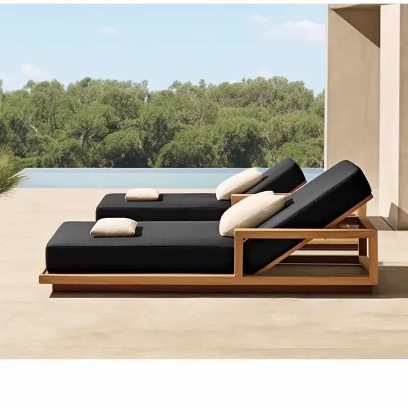 Outdoor Furniture In Sale - Kursi Santai Teak untuk Kolam Renang