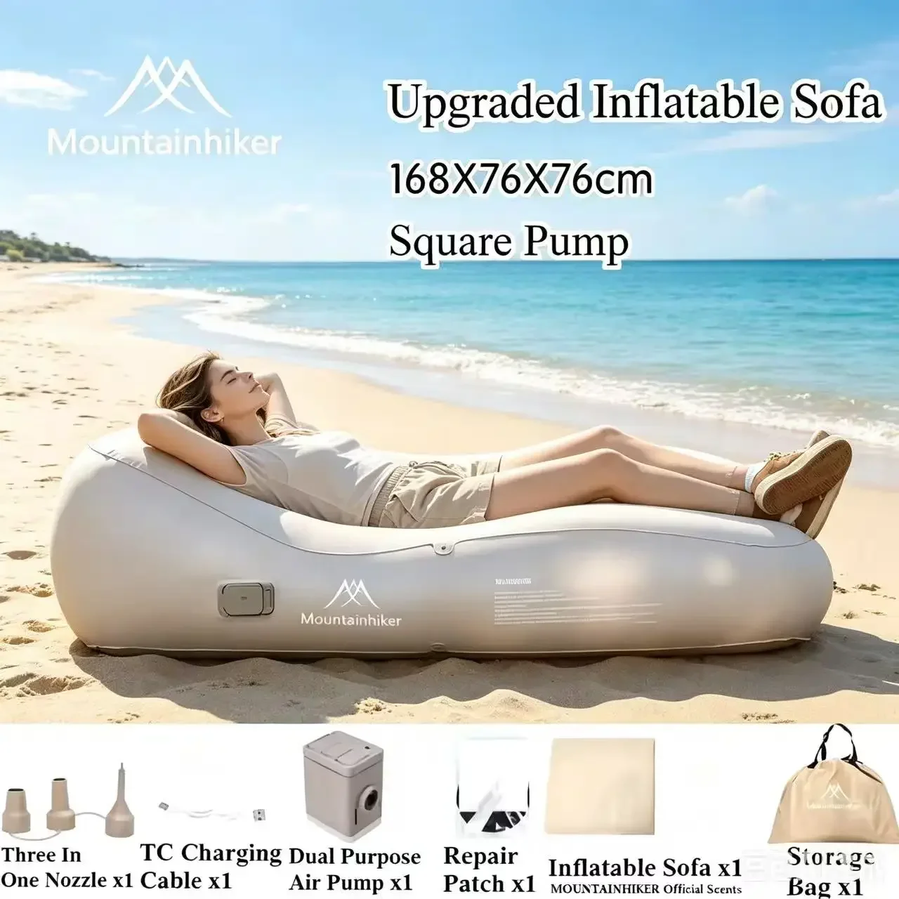 Outdoor Furniture Japanese Style - Sofa Tiup Terbaru untuk Luar Ruangan,