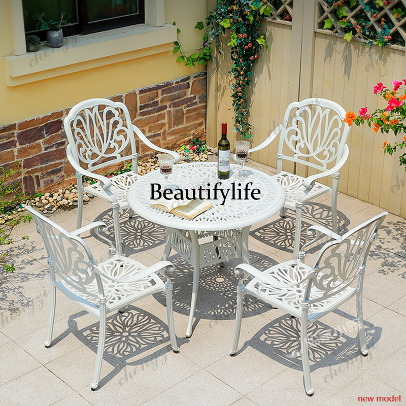 Outdoor Furniture Italian - Set Furnitur Taman Minimalis Desainer Mewah,