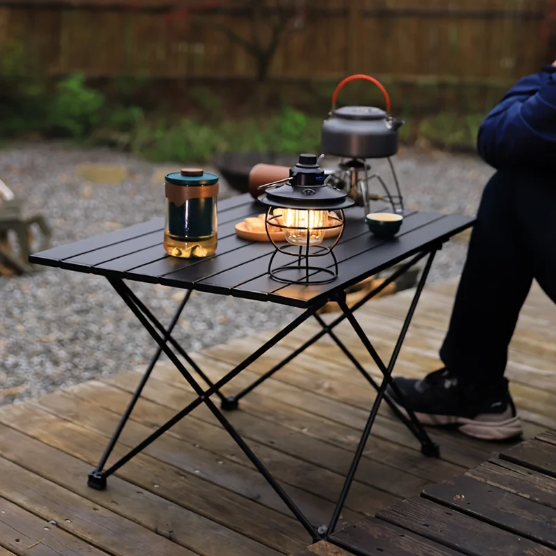 Folding Picnic Table - Meja Lipat Aluminium Portabel untuk Luar