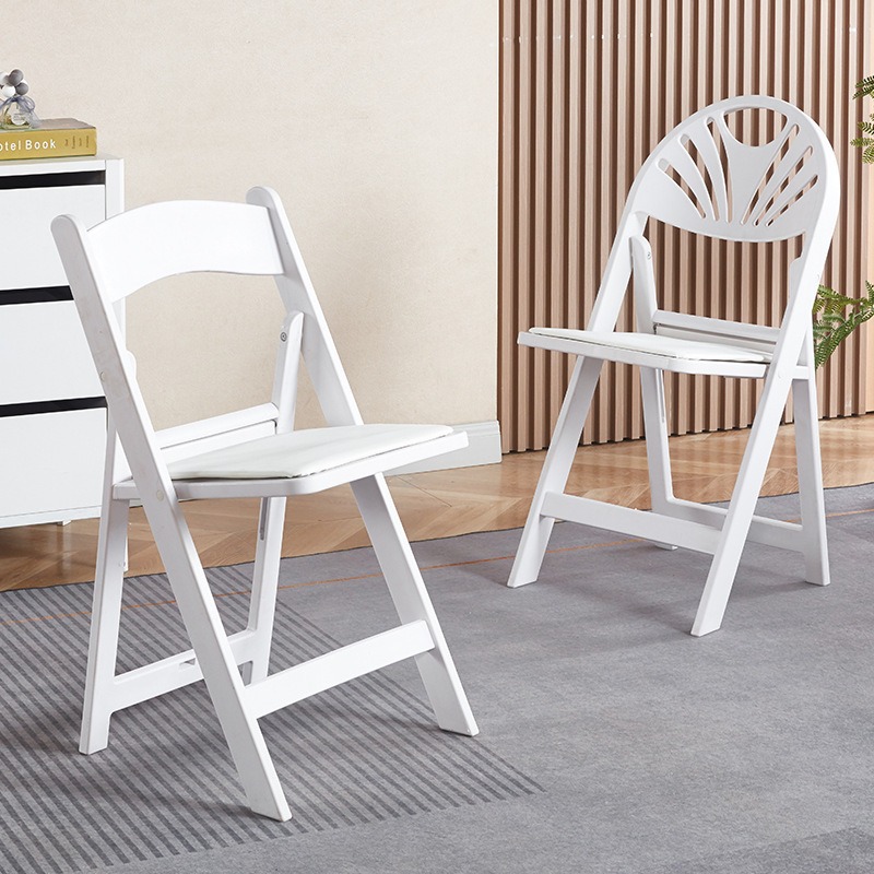 Outdoor Furniture Resin - Kursi Lipat Kursi Perjamuan Plastik Kursi