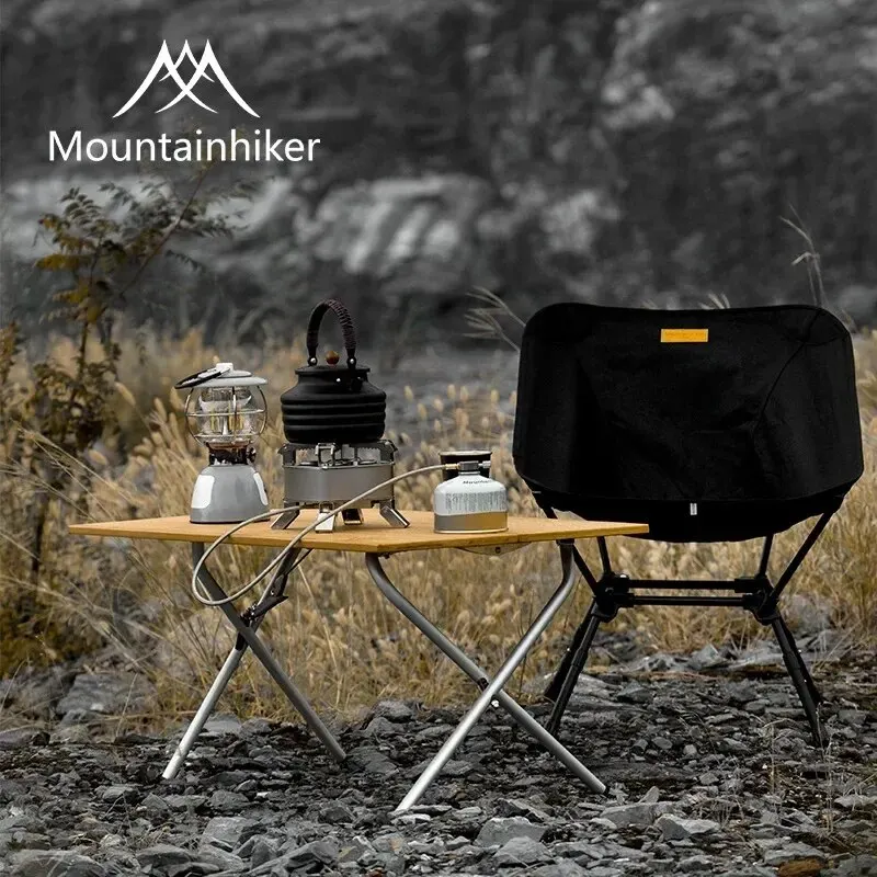 Folding Picnic Table - MOUNTAINHIKER 2/3 Meja Lipat Bambu untuk