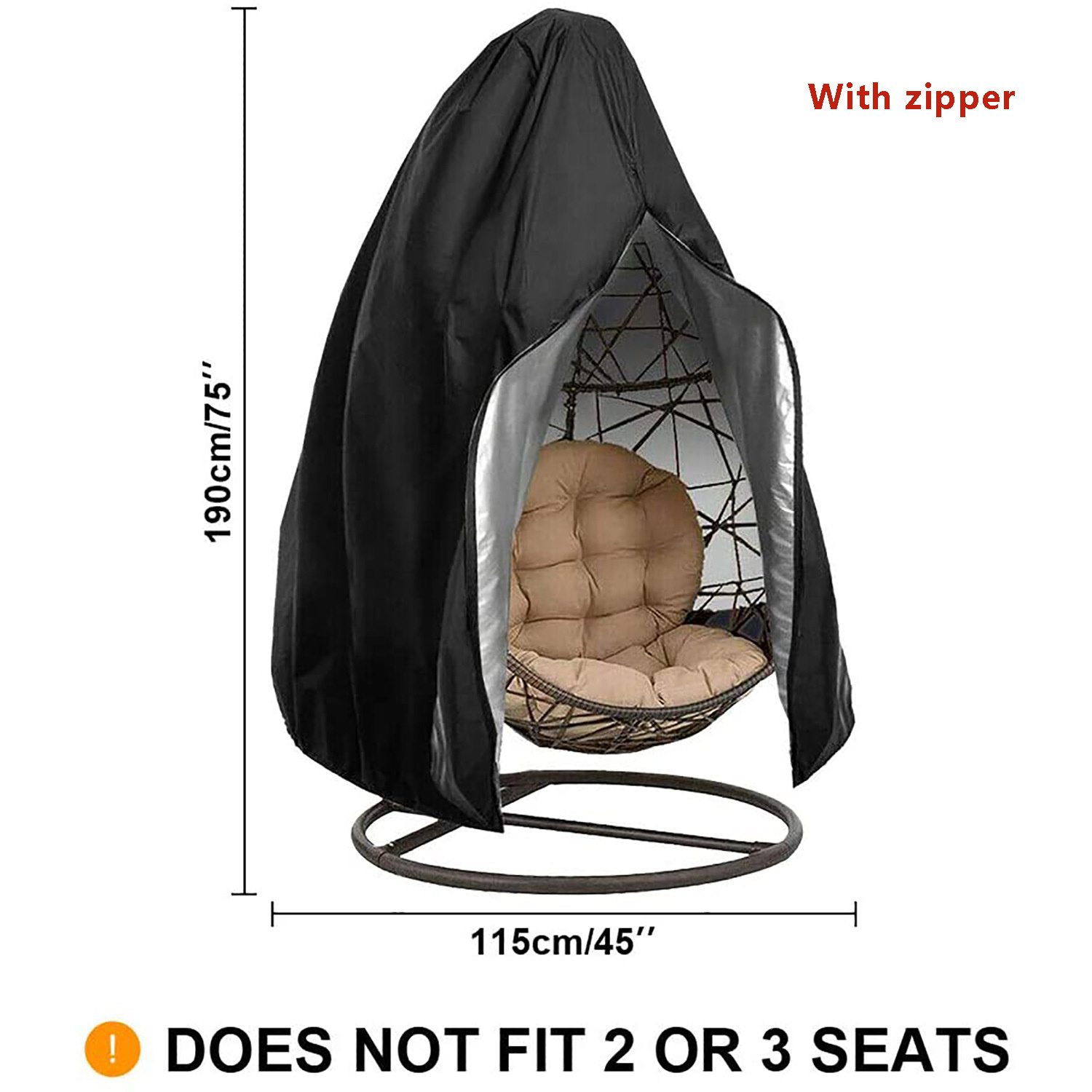 1 Buah Penutup Kursi Telur Gan - Hanging Egg Chair ulasan dan harga