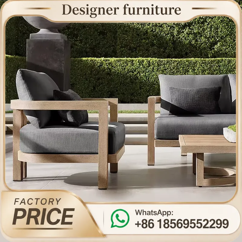Set Sofa Kayu Jati Tahan Air u - Outdoor Furniture Teak ulasan dan harga