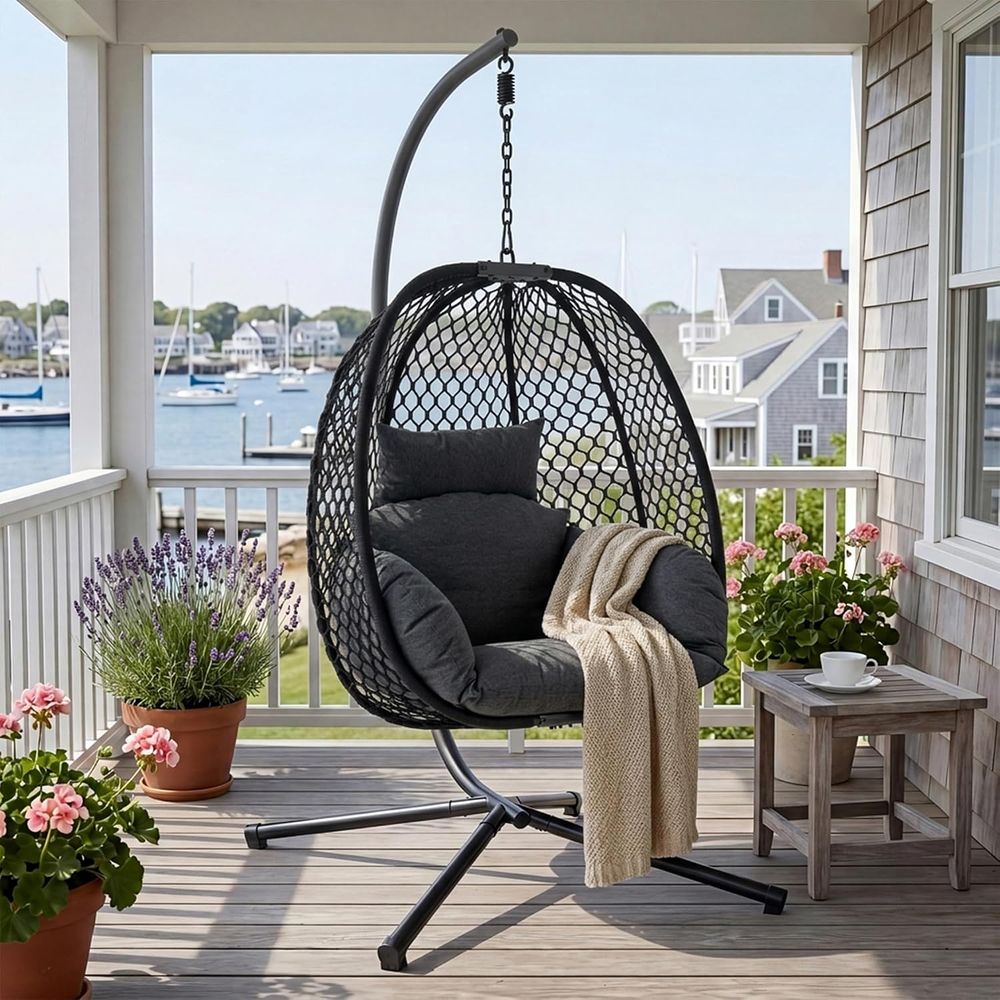 Kursi Telur Gantung Outdoor de - Hanging Egg Chair ulasan dan harga