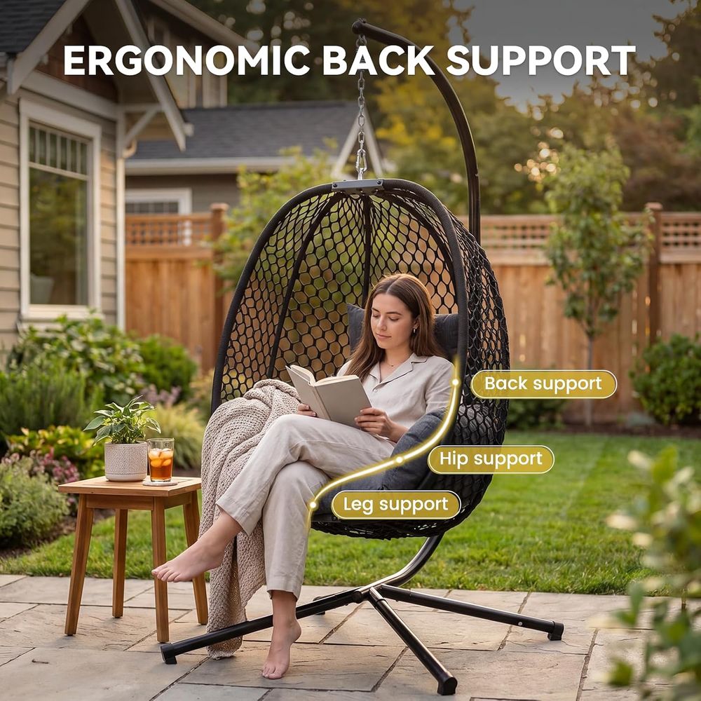 Kursi Telur Gantung Outdoor de - Hanging Egg Chair ulasan dan harga