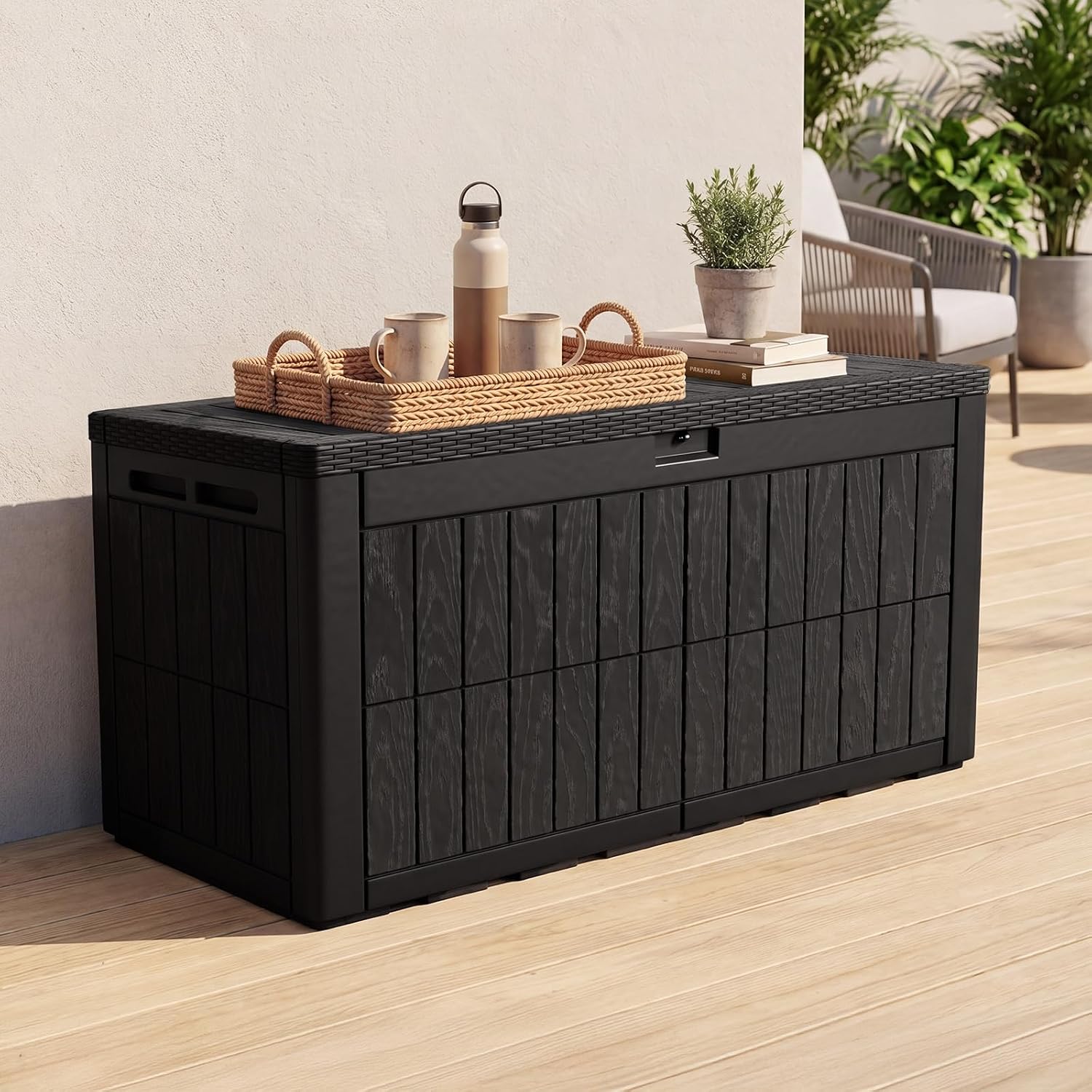 Kotak Penyimpanan Luar Ruangan - Outdoor Furniture Resin ulasan dan harga