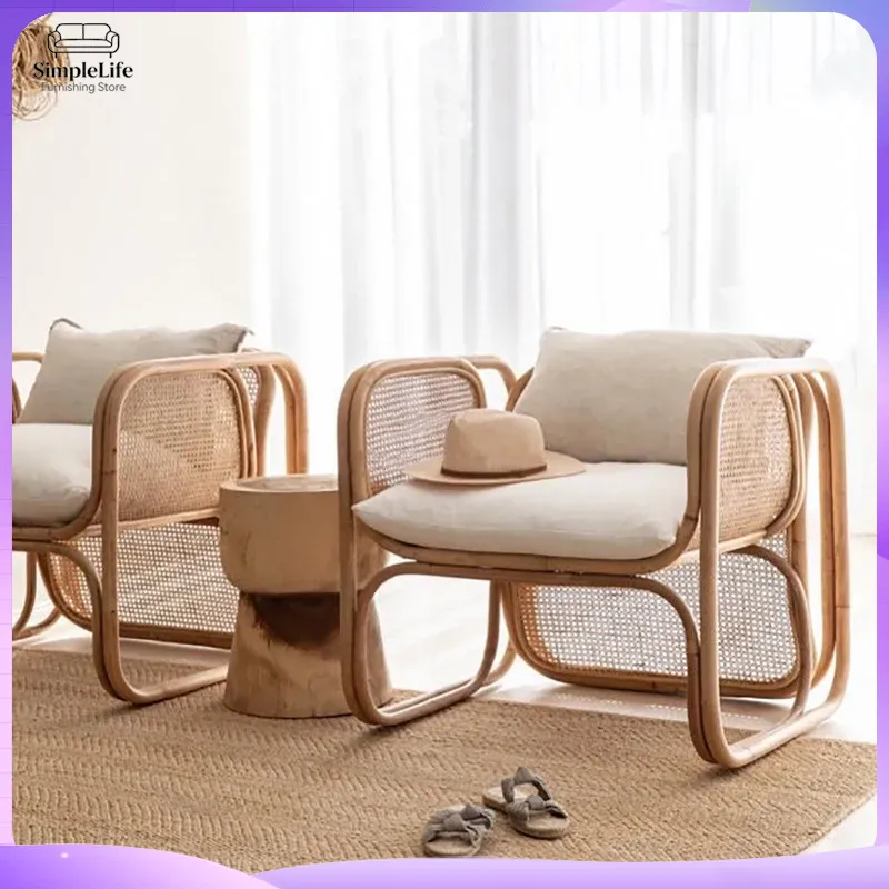 Set Sofa Rotan Gaya Jepang unt - Outdoor Furniture Japanese Style ulasan dan harga