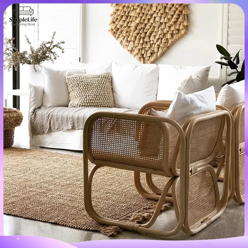Set Sofa Rotan Gaya Jepang unt - Outdoor Furniture Japanese Style ulasan dan harga
