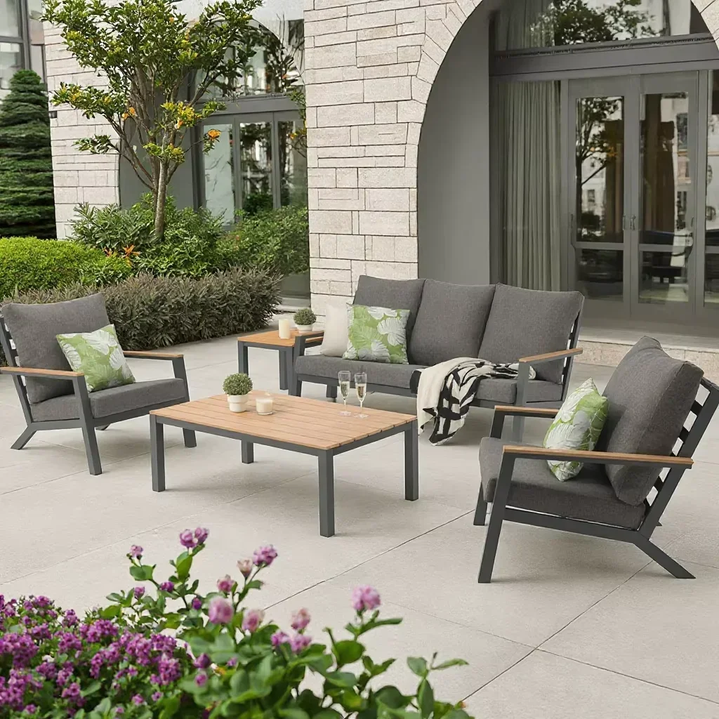 l Sofa Luar Ruangan Italia Alu - Outdoor Furniture Italian ulasan dan harga