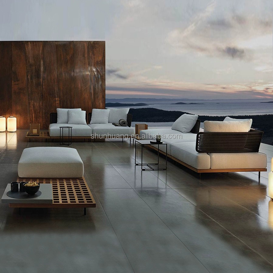 Set Sofa Taman Modern Furnitur - Outdoor Furniture Teak ulasan dan harga