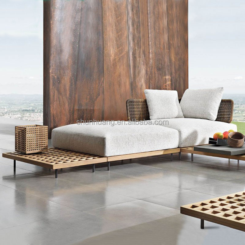 Set Sofa Taman Modern Furnitur - Outdoor Furniture Teak ulasan dan harga