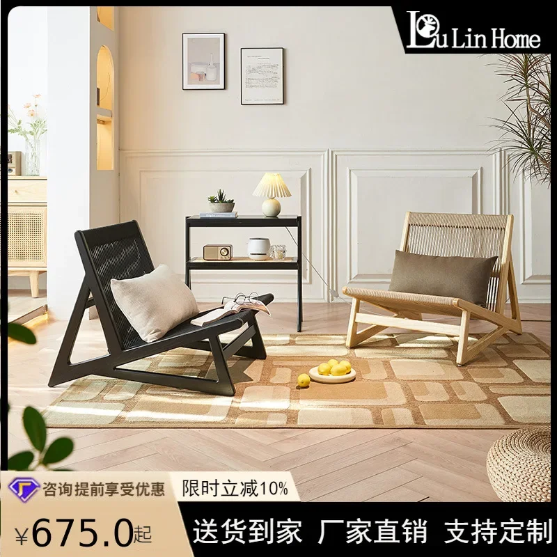 AOLIVIYA Kursi Sofa Kayu Solid - Outdoor Furniture Japanese Style ulasan dan harga