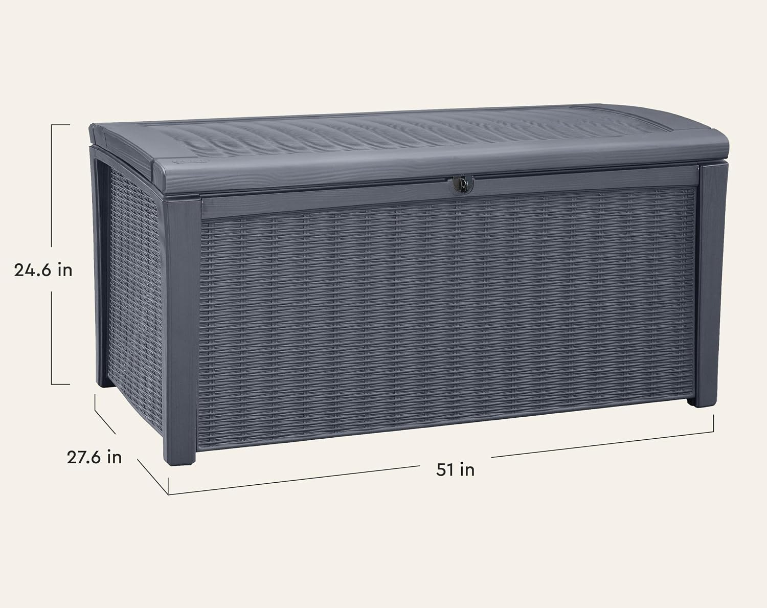 Kotak Penyimpanan Luar Ruangan - Outdoor Furniture Resin ulasan dan harga