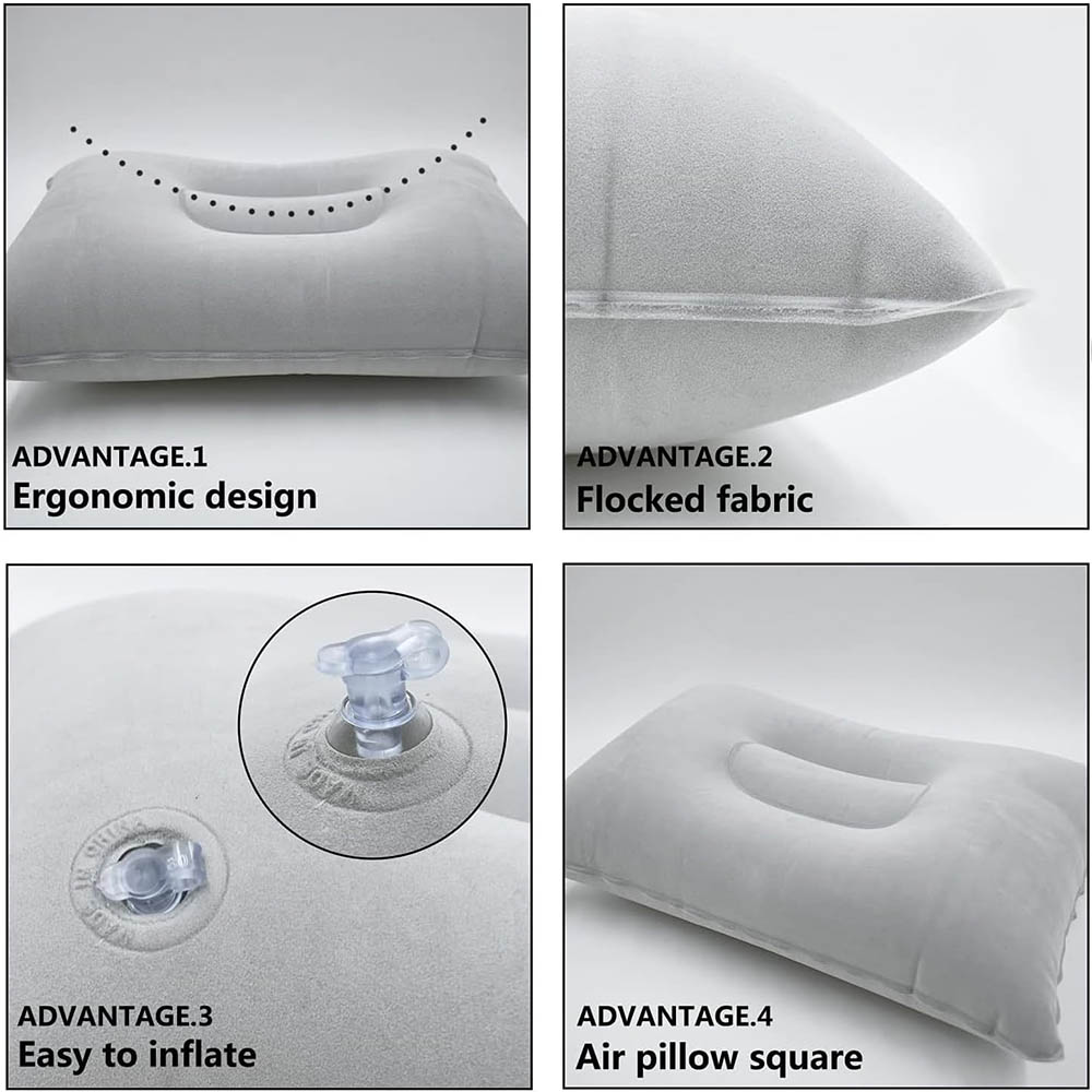 Bantal tiup perjalanan portabe - Outdoor Furniture Pillows ulasan dan harga