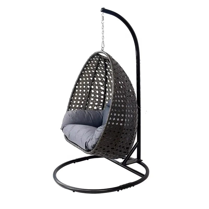 Kursi Gantung Rotan Bentuk Tel - Hanging Egg Chair ulasan dan harga