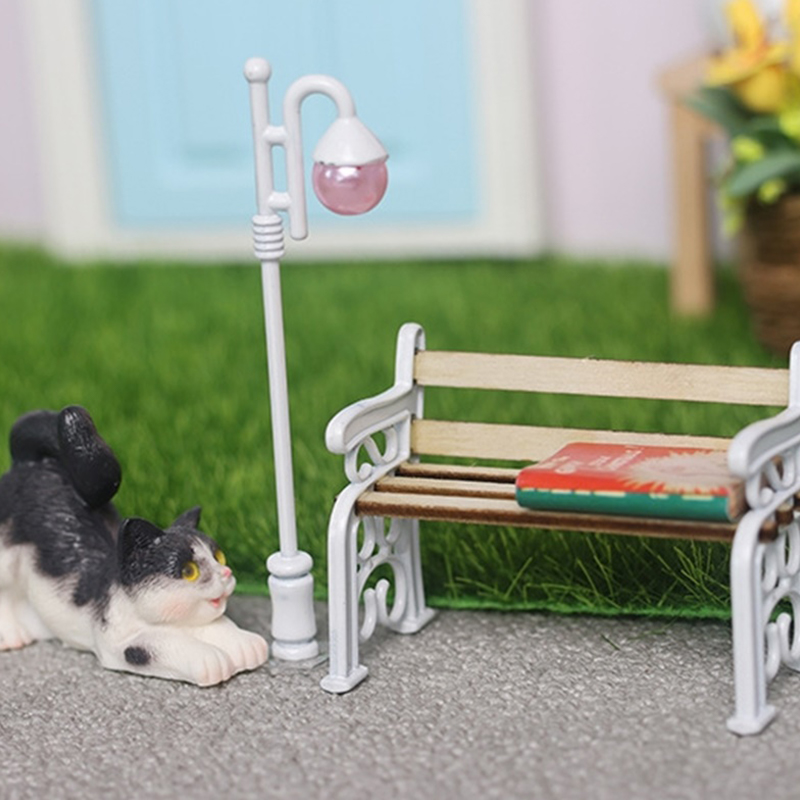 2 Buah/Set 1:12 Rumah Boneka M - Outdoor Furniture Resin ulasan dan harga