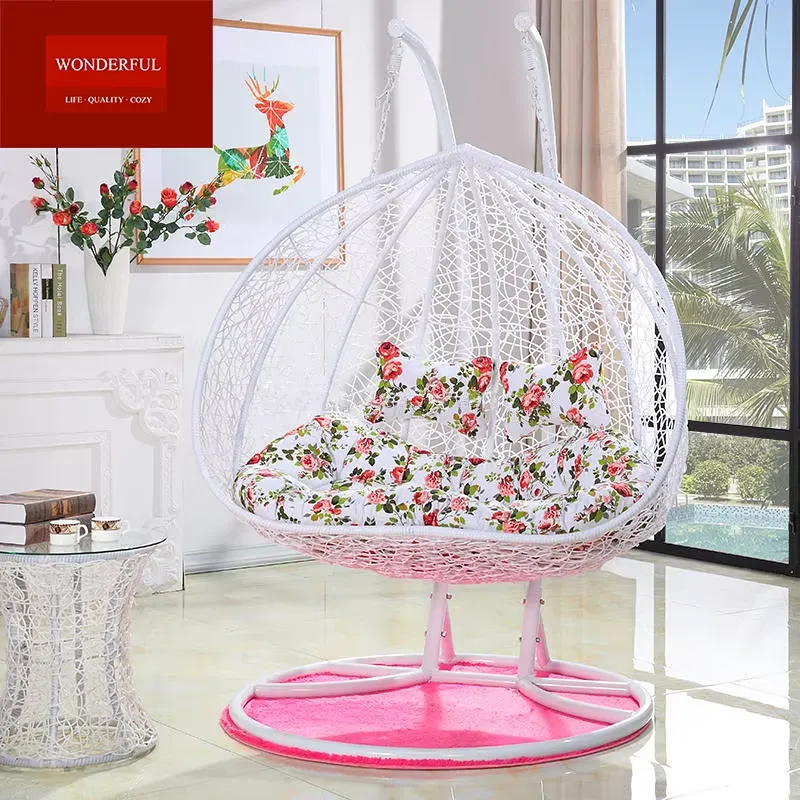 Kursi Gantung Rotan Ruang Tamu - Hanging Egg Chair ulasan dan harga