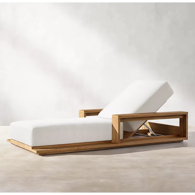 Kursi Santai Teak untuk Kolam  - Outdoor Furniture In Sale ulasan dan harga