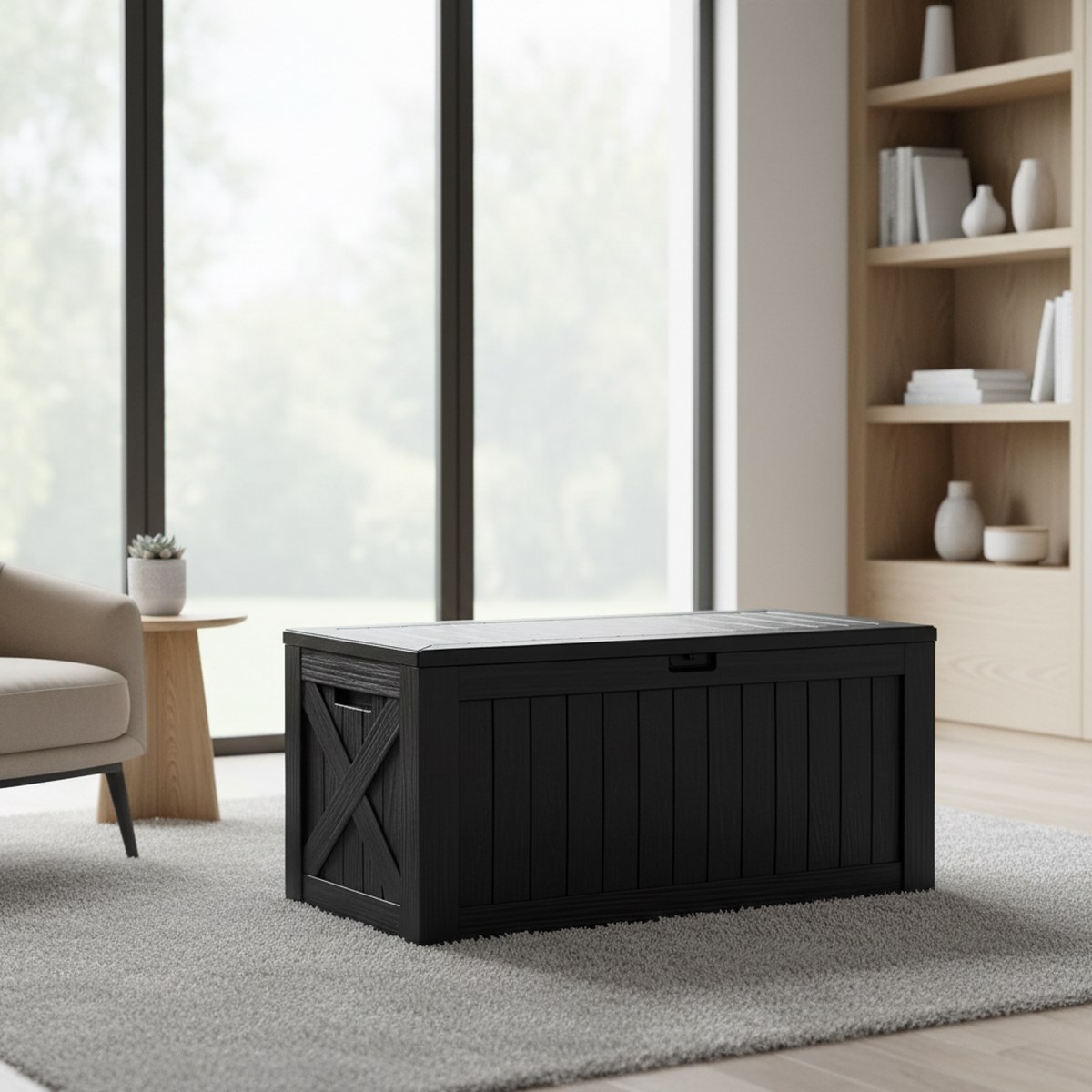 Kotak Penyimpanan Luar Ruangan - Outdoor Furniture Resin ulasan dan harga