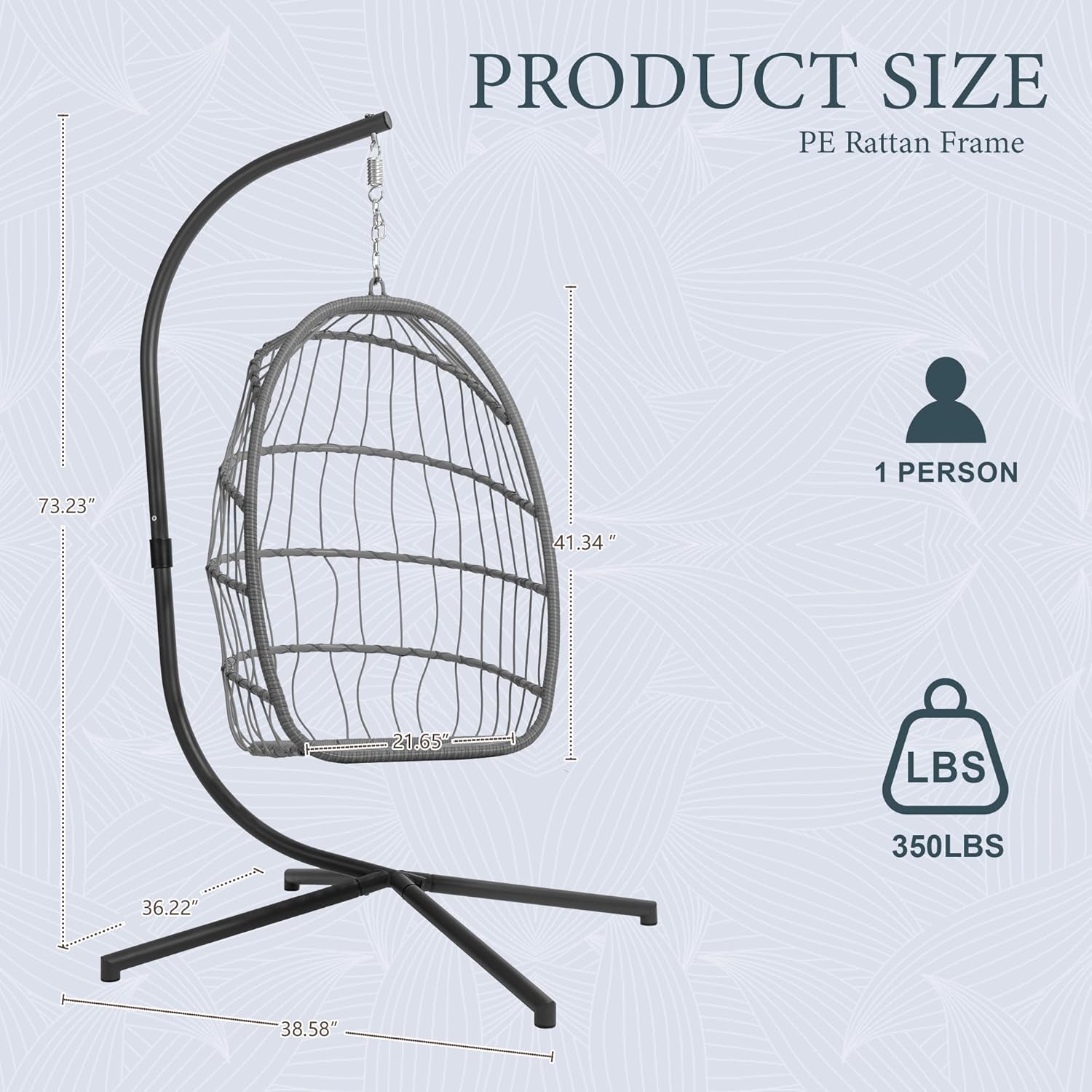 Kursi Gantung Telur Indoor Out - Hanging Egg Chair ulasan dan harga
