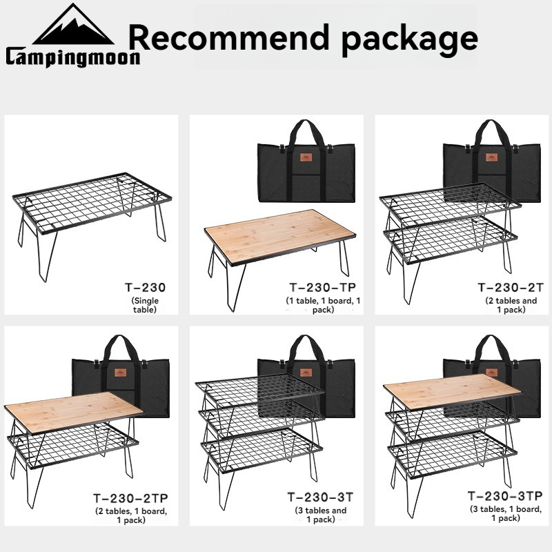 CAMPINGMOON T-230 Rak Penyimpa - Folding Picnic Table ulasan dan harga