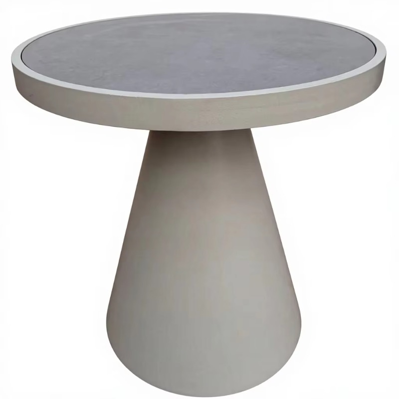 Meja Kopi Bundar Nordik Modern - Outdoor Furniture Japanese Style ulasan dan harga