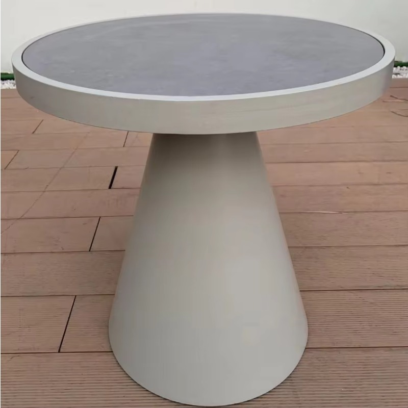 Meja Kopi Bundar Nordik Modern - Outdoor Furniture Japanese Style ulasan dan harga