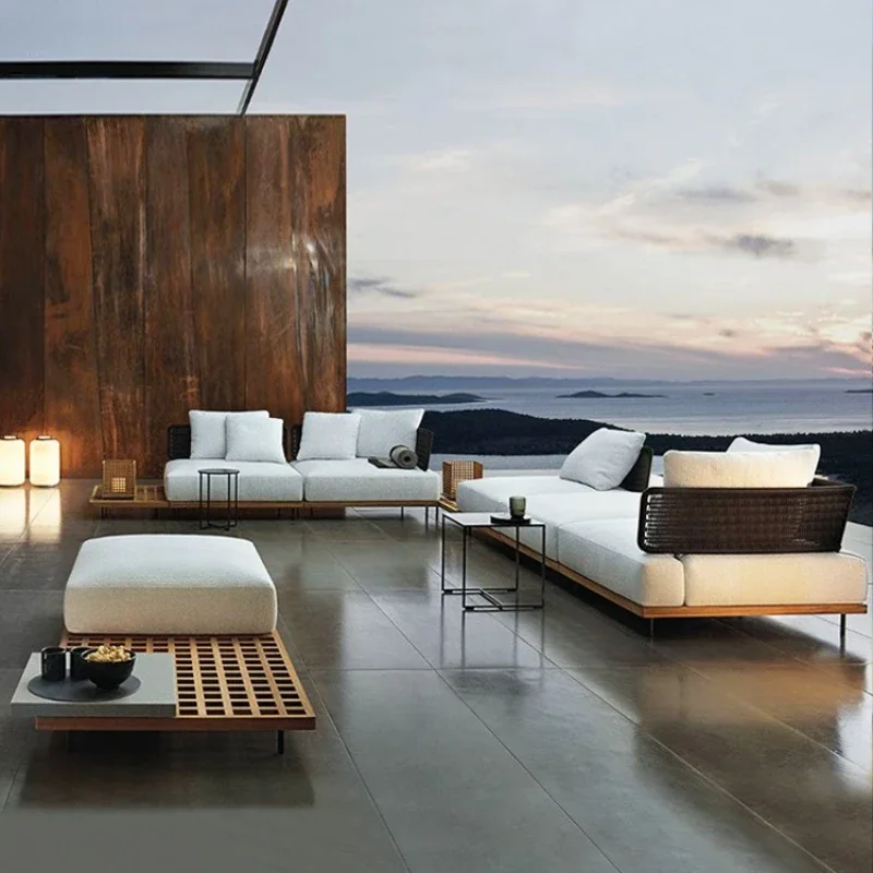Sofa Taman Kayu Jati Gaya Jepa - Outdoor Furniture Japanese Style ulasan dan harga