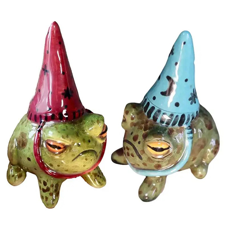 Topi penyihir patung katak kec - Outdoor Furniture Resin ulasan dan harga