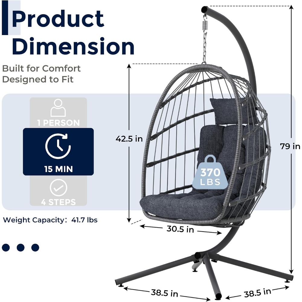 Kursi Telur Gantung Outdoor de - Hanging Egg Chair ulasan dan harga