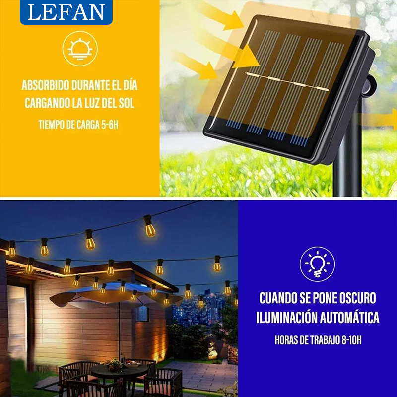 Morden Led Lampu Tali Luar Rua - Outdoor Furniture Resin ulasan dan harga