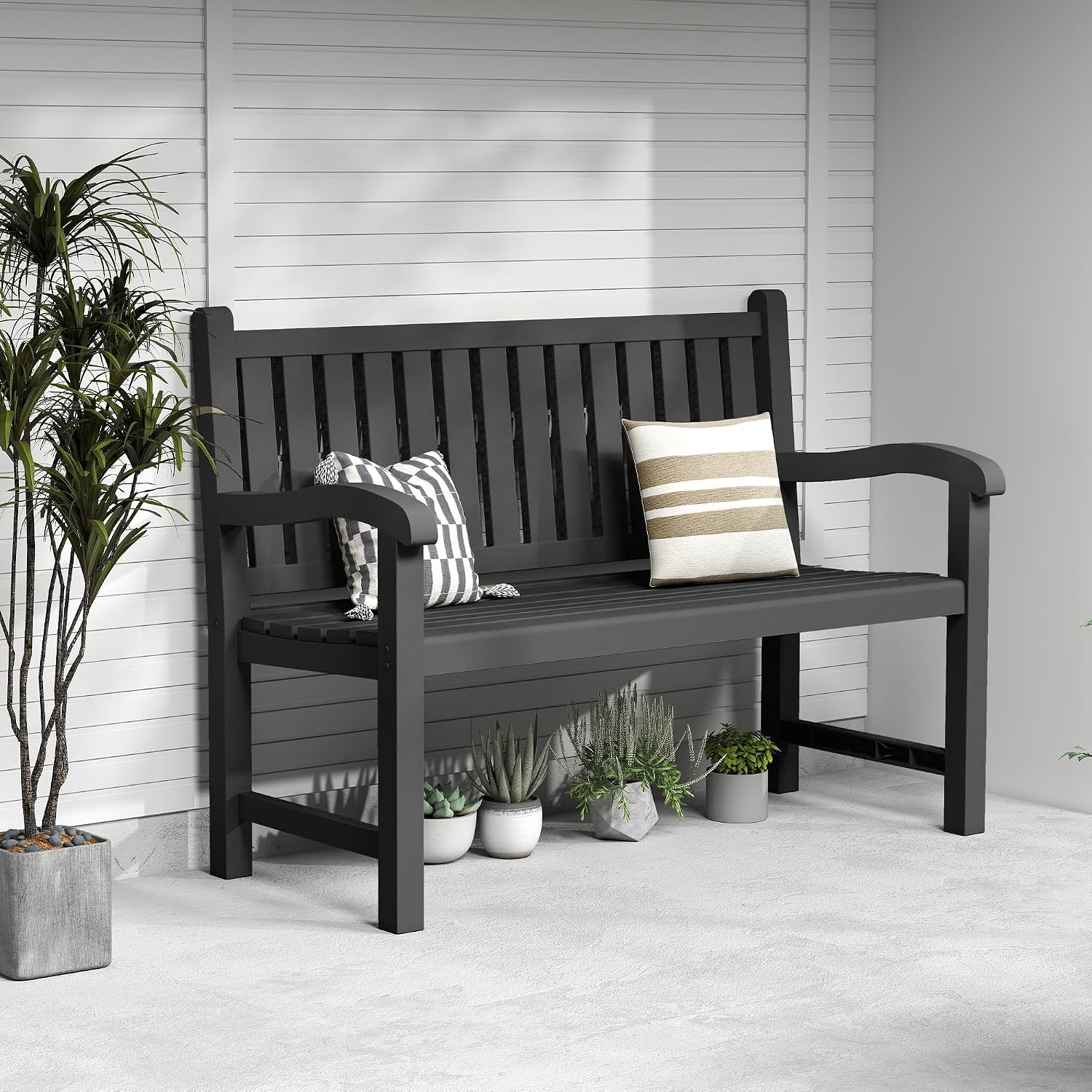 Bangku Taman 2 Orang dari Resi - Outdoor Furniture Resin ulasan dan harga