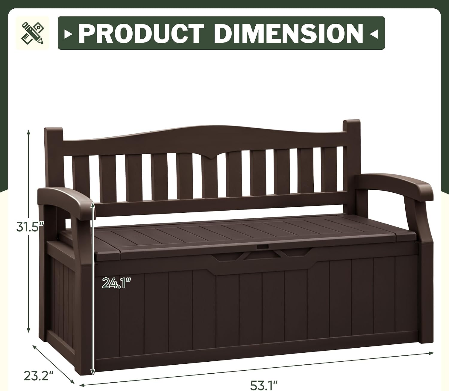 Kotak Penyimpanan Luar Ruangan - Outdoor Furniture Resin ulasan dan harga