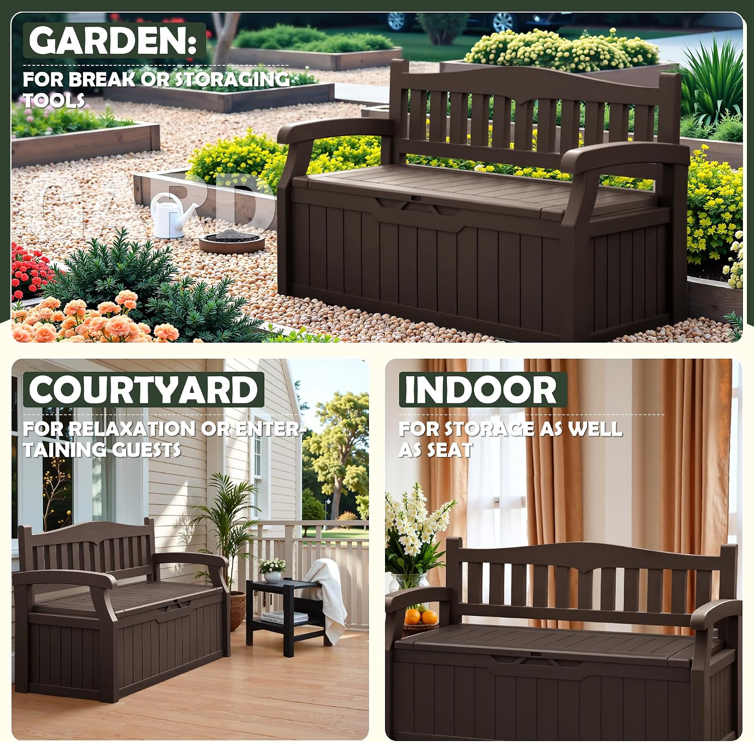Kotak Penyimpanan Luar Ruangan - Outdoor Furniture Resin ulasan dan harga