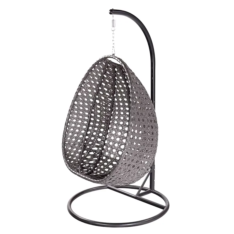 Kursi Gantung Rotan Modern Mew - Hanging Egg Chair ulasan dan harga