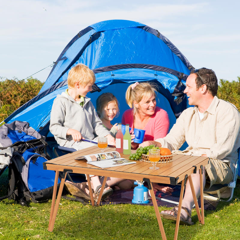 Meja Piknik Lipat Tunggal 93 x - Folding Picnic Table ulasan dan harga