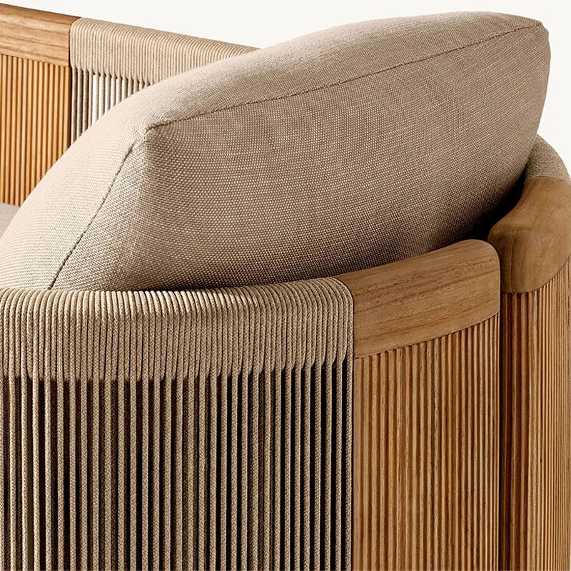 Set Sofa Taman Mewah dari Kayu - Outdoor Furniture Teak ulasan dan harga