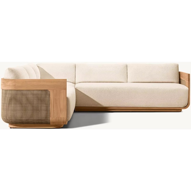 Set Sofa Modular Luar Ruangan  - Outdoor Furniture Teak ulasan dan harga